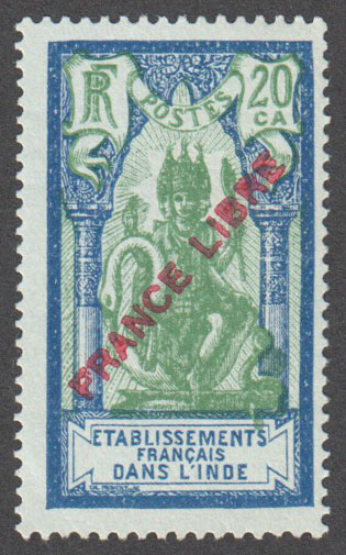 French India Scott 124 MNG - Click Image to Close